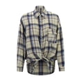 thumbnail image 3 of SHIXIAOO Chemise Rétro à Col Manches Longues avec Poche pour Femmes pour Printemps et Automne T-Shirts Graphiques Longs pour Femmes Chemises Boutonnées pour Femmes Chemises Boutonnées Amples pour Femmes T-Shirts de Baseball, 3 of 9
