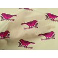 thumbnail image 4 of oneOone Cotton Cambric Fabric Branch & Bird Block Print Sewing Fabric BTY 56 Inch Wide, 4 of 4