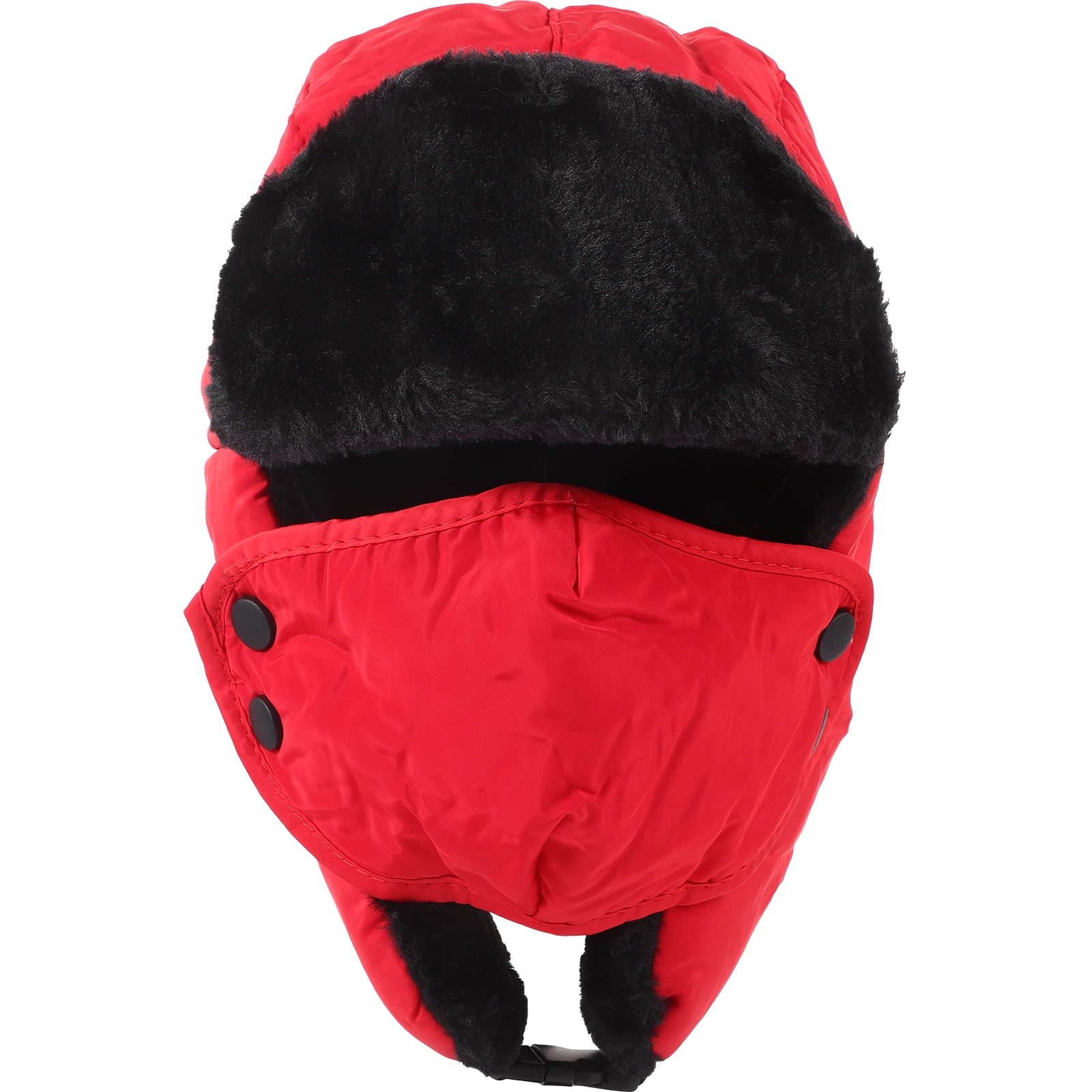 GRNSHTS Unisex Men Women Faux Fur Lined Trapper Hat Warm Windproof