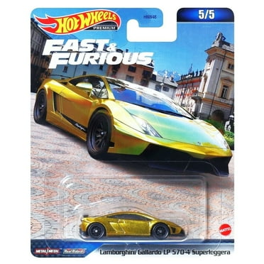 Mattel Hot Wheels Fast & Furious Car and Truck Play Vehicles, Gold
