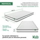 thumbnail image 3 of Colchón Individual En Caja Kingshouse Espuma Alta Densidad Memory Foam 190x100x12cm Blanco Individual, 3 of 8