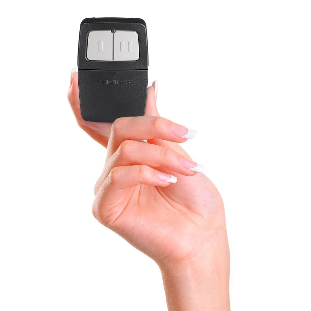 Clicker Klik1u Universal 2 Button Garage Door Opener Remote