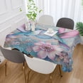 thumbnail image 5 of BZSMCE Square Tablecloth Springtime Hummingbird Kiss Pattern Tableclothes, 5 of 9