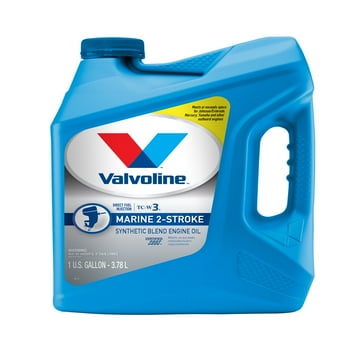 Valvoline 2-Cycle Marine TCW-3 Synthetic Blend Motor Oil 1 GA
