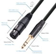 thumbnail image 2 of Noise Balanced Female XLR to TRS Stereo 6 35mm Cable for Sound Systems, 2 of 10