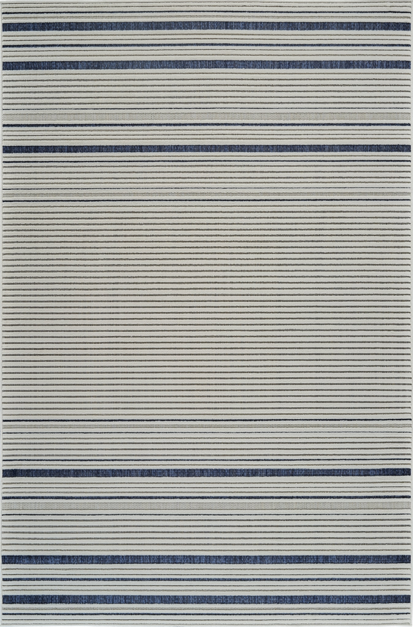 Rug Branch Maise Abstract Indoor Outdoor Area Rug, Cream Blue, Modern - Entryway, Hallway, Bathroom, and Kitchen