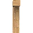 thumbnail image 2 of Ekena Millwork 7 1/2"W x 22"D x 34"H Thorton Block Smooth Bracket w/ Offset Brace, Western Red Cedar, 2 of 25