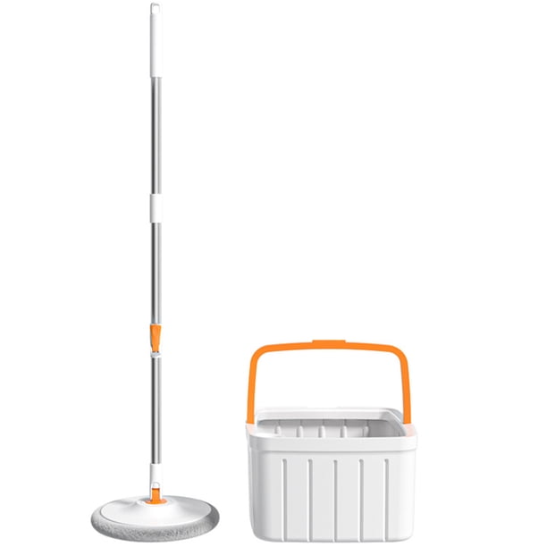 Fregona Cuadrada Fregona de limpieza para el hogar, separación de agua, fregona giratoria 360, fregona de lavado a mano gratis