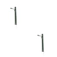thumbnail image 4 of pitrice Model Railway Lamp Classical Pathway Single-Head Lightweight Ladder Streetlights Miniature Outdoor LED Metal Lamppost Green（White Light） 2Set, 4 of 6
