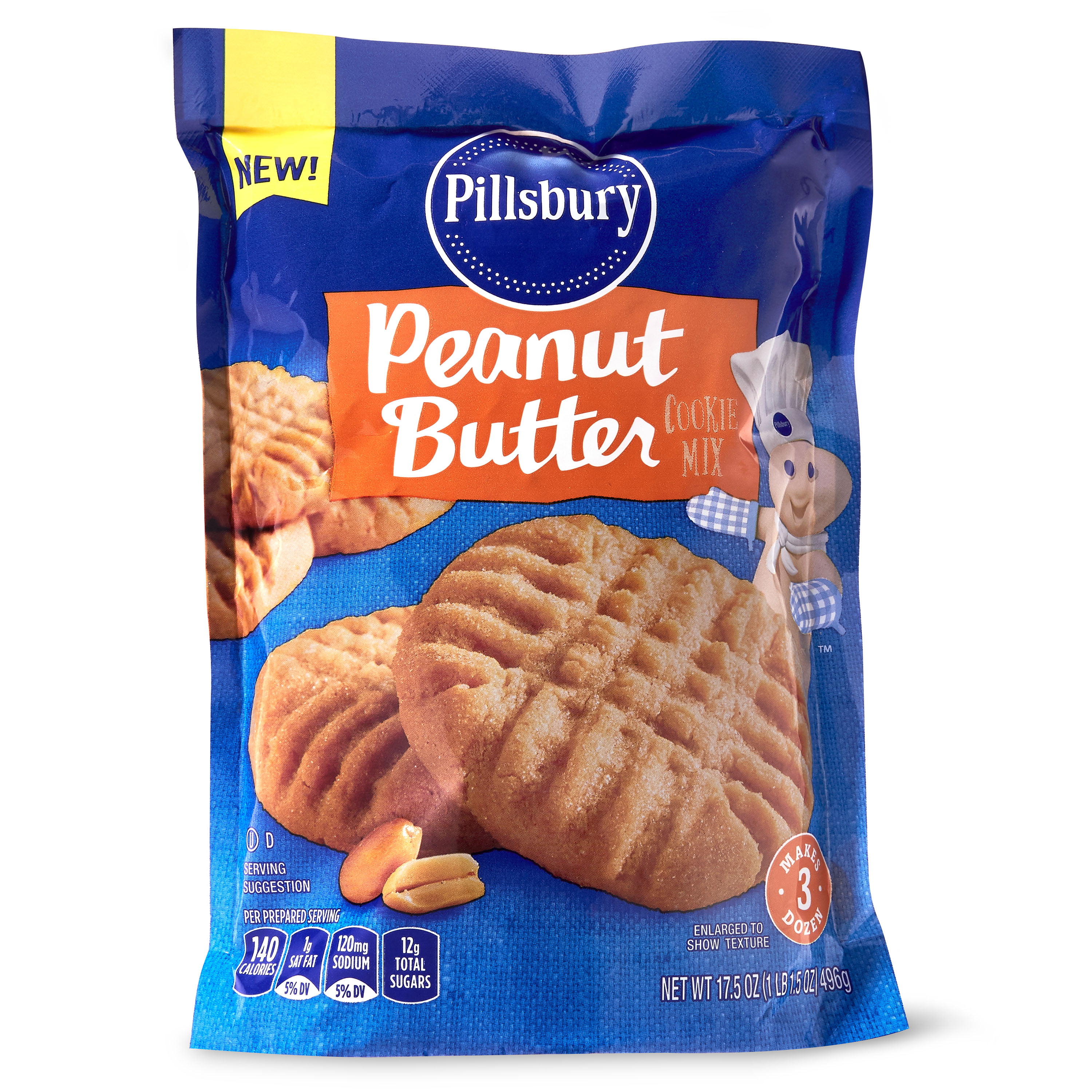 Pillsbury Baking Pillsbury 17.5oz Peanut Butter Cookie - Walmart.com - Walmart.com