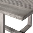 thumbnail image 6 of Vivid Outdoor Patio Dining Table in Gray Eucalyptus Wood, 6 of 10