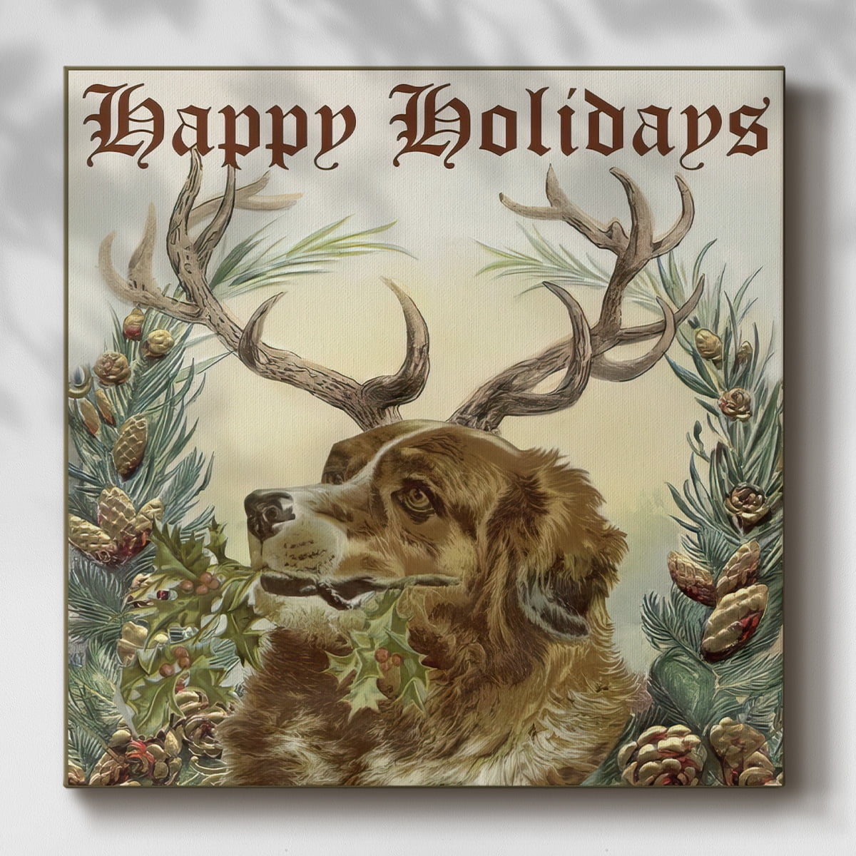 Reindog II- Gallery Wrapped Canvas