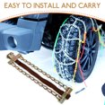 thumbnail image 2 of Nishuna Car Chain For Snow Tire Snow Chain Anti-skid Tire Chain Wheel Chain For Truck Car, 2 of 6