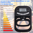 thumbnail image 4 of 265 Lbs / 120Kgs Hand Dynamometer Grip Strength Trainer-Electronic Tester Strengthener, 4 of 4