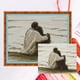 thumbnail image 1 of Bordado Mar Parejas Contadas DIY Punto Cruz 14CT 2 Strand Kit Algodón, 1 of 10