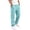 Cyan -AF06, variant on Boys Elastic Waist Pants Uniform School Twill Trousers for Kids with Pockets, Back to School Clothes 2-12 Years 150