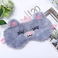 thumbnail image 4 of TELOLY Eye Sleep Mask,7.87*3.94"Blackout Eye Mask for Sleeping,Plush Sleeping Eye Mask, 4 of 4