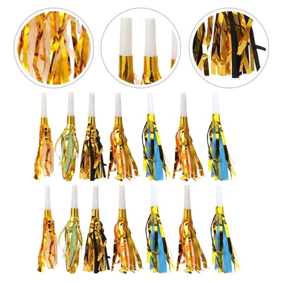 NIAIZEK 30-Pack Assorted Blowouts Noisemakers for Weddings, Birthdays, Celebrations, and Festive Events
