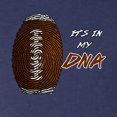 thumbnail image 6 of Wild Bobby Football Fingerprint It's in My DNA Sports Women Tri-Blend Racerback Tank Top, 6 of 6