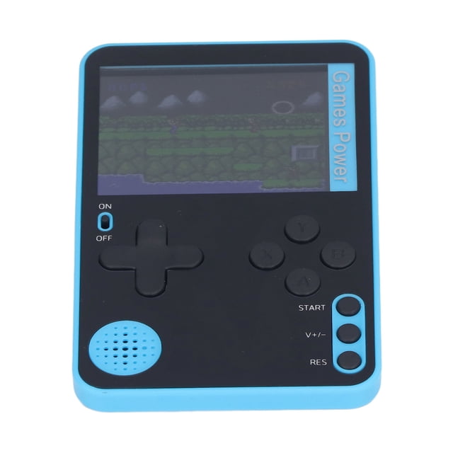 Reproductor de juegos portátil retro, consola de juegos portátil azul Reproductor de videojuegos portátil Máquina de juegos portátil Tecnología de vanguardia