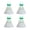 green light, variant on 4Pcs Fluorescent LED Badminton Shuttlecocks Windproof Lighted Balls for Outdoor Night Training Easy to Use