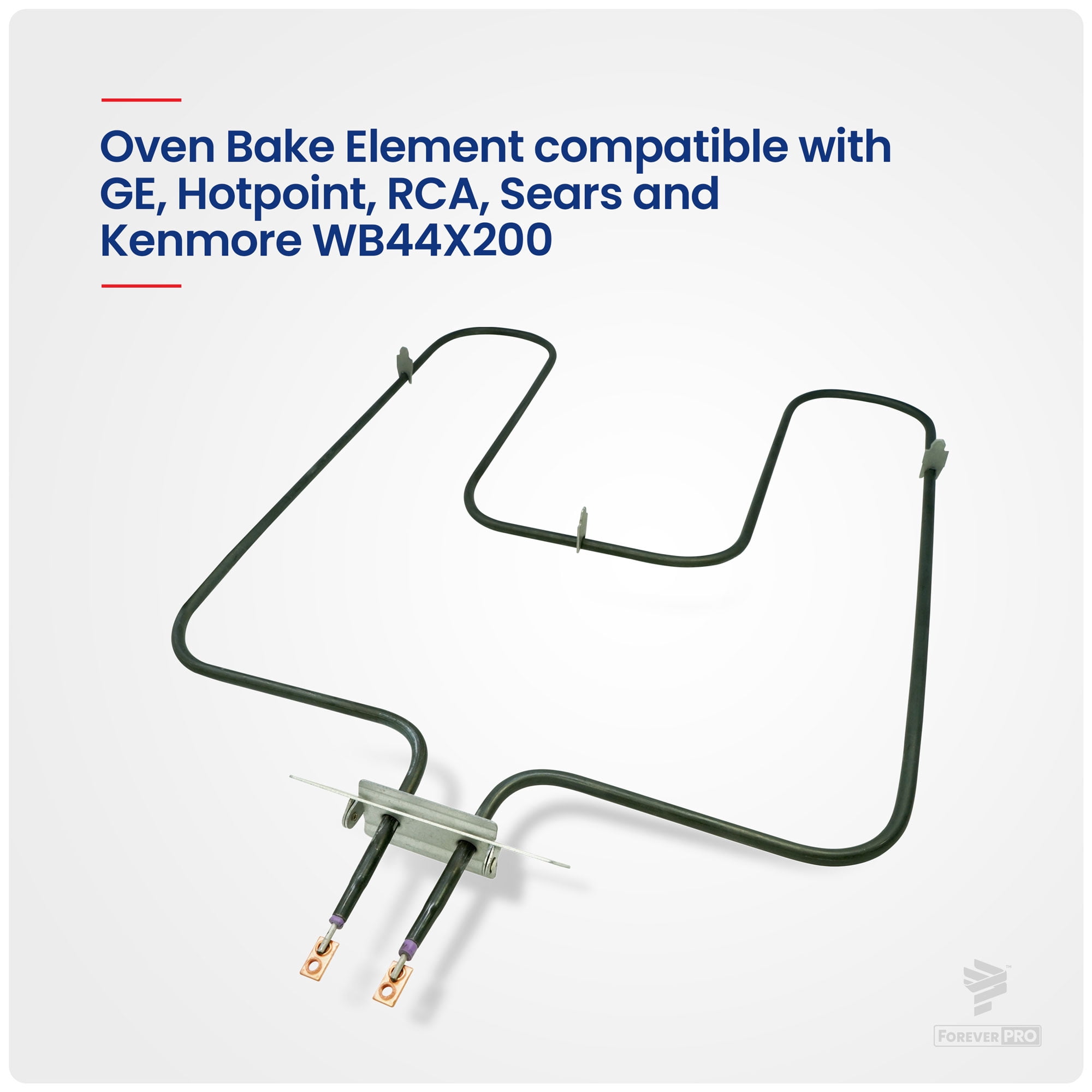 ForeverPRO WB44X200 Oven Bake Element for GE Wall Oven WB44X0160 WB44X0200 WB44X160 WB44X200-25PK