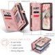 thumbnail image 2 of Funda para Samsung A55, tarjetero a prueba de golpes, magnética, 2 en 1, con cremallera desmontable, funda tipo cartera para Samsung Galaxy A55 5G, de cuero TPU antiarañazos, 2 of 8