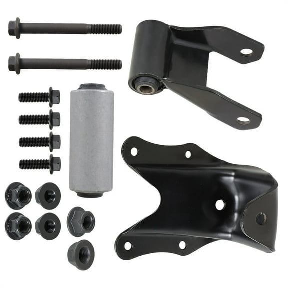 LABLT Rear Leaf Spring Shackle Bracket Hanger Kit for Car 1980-1997 F150 F250 F350 Bronco