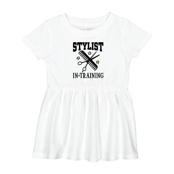 Inktastic Stylist in Training Girls Salon Girls Baby Dress
