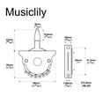 thumbnail image 2 of Musiclily Pro 3-Way Pickup Selector Blade Switch for Tele Style Electric Guitar, 2 of 5