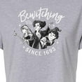 thumbnail image 3 of Hocus Pocus - Bewitching Since 1693 - Juniors Cropped Cotton Blend T-Shirt, 3 of 5