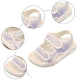 thumbnail image 6 of BOBOGOJP Toddler Girls Sandals Open Toe Summer Kids Sandals with Adjustable Ankle Strap for Toddler and Little Kids Purple for 9, 6 of 7
