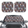 thumbnail image 2 of Fotbe Forest Cute Owl Juego de 2 Piezas de Parasoles para Parabrisas | Bloqueador Solar para Auto | Accesorios Plegables para Protección Solar Interior-Large, 2 of 6