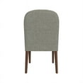 thumbnail image 5 of HomePop Rounded Back Upholstered Dining Chair, Gray, 5 of 9