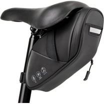 AUTOWT Reflective Bike Saddle Bag, Waterproof Under Seat Bicycle Pack Tool Accessories Storage Pouch 1.2L