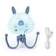 thumbnail image 1 of Mini Handheld Fan, USB Rechargeable Night Light Portable Baby Fan  For Baby Car Pink,Blue,Green, 1 of 8