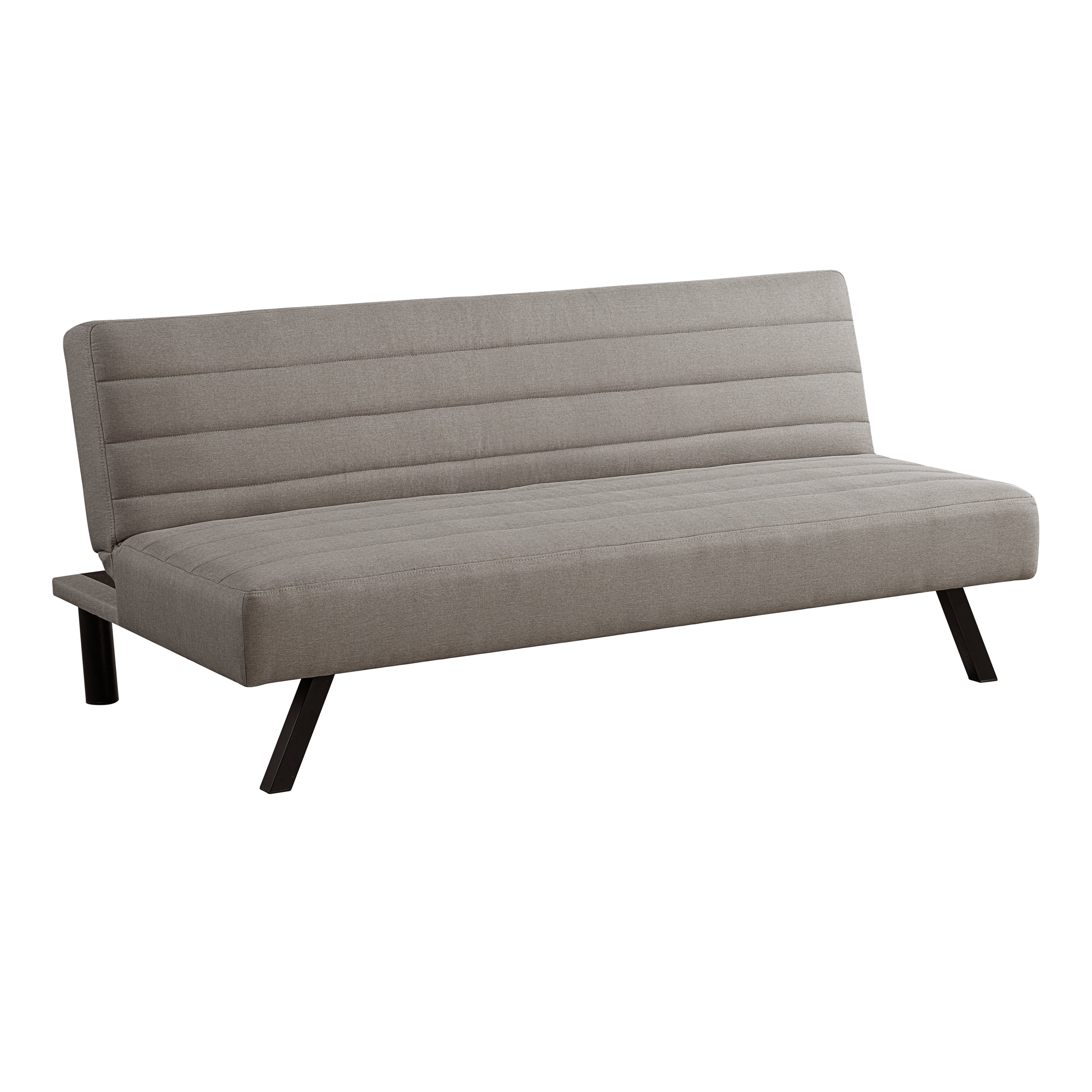 Serta Danbury Modern Twin Futon, Taupe Woven Fabric