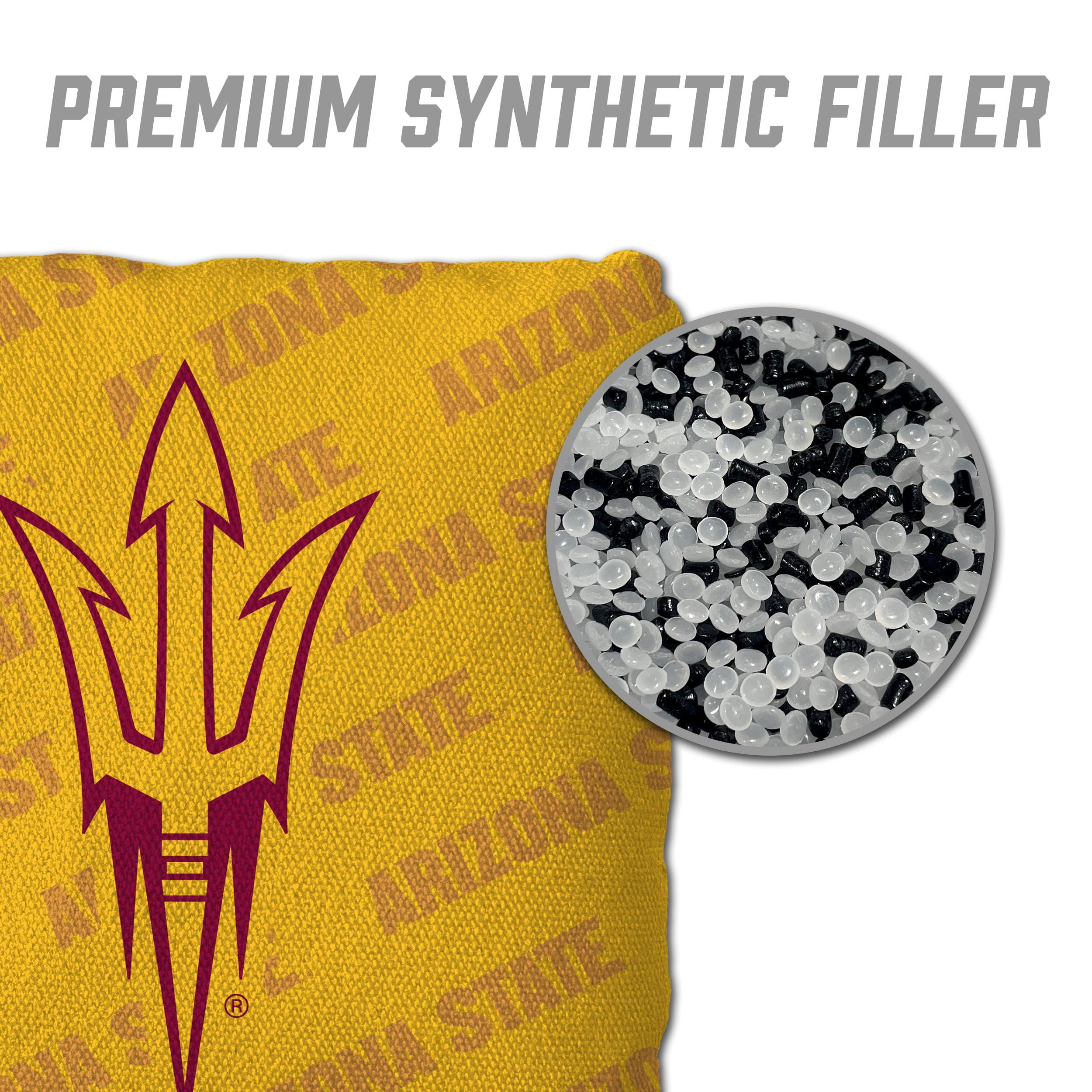 NCAA Arizona State Sun Devils Cornhole Bags - 4PK - Yellow