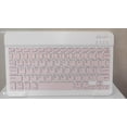 thumbnail image 2 of Teclado BT inalámbrico de 10 pulgadas Tres sistemas Universal Colorido Teclado BT recargable Teléfono móvil Tableta Teclado universal Rosa, 2 of 6
