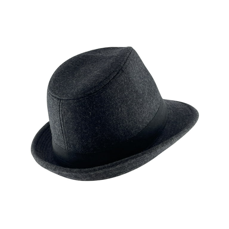 Black fedora store hat walmart