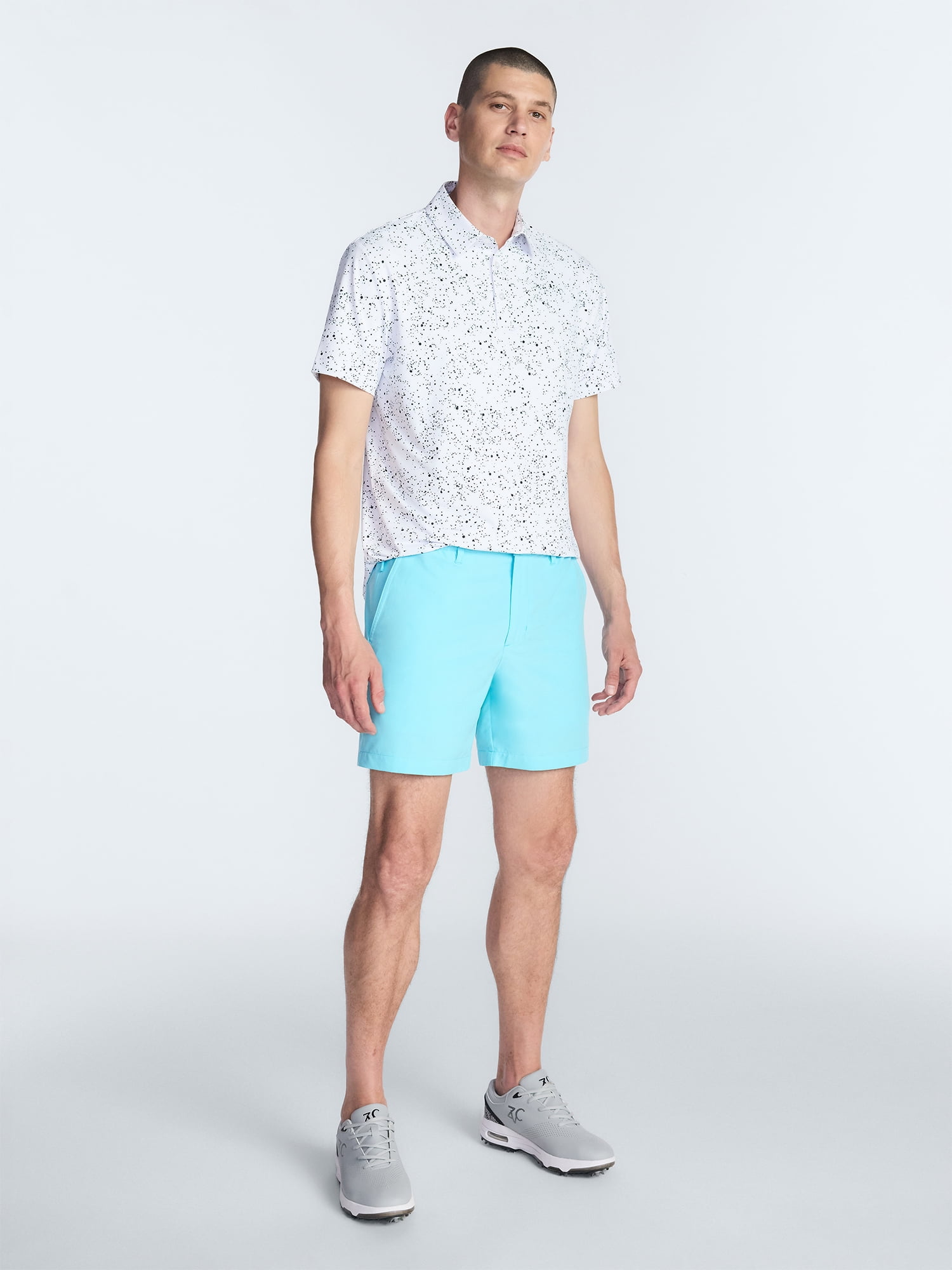 Birdie Bound Men's and Big Men's Golf Shorts, 6" Inseam, Sizes XS-5XL