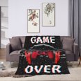 thumbnail image 3 of Gaming Fleece Blankets Boys Girls Throw Blanket Gamepad for Kids Bedding Super Soft 50x40 inch, 3 of 7