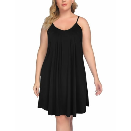 

Plus Size Sleepwear Nightgowns for Women Sexy Chemise Pajama Soft Night Dress