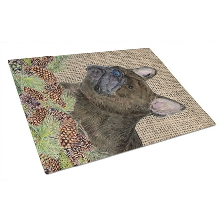 

Caroline s Treasures French Bulldog Glass Cutting Board Large
