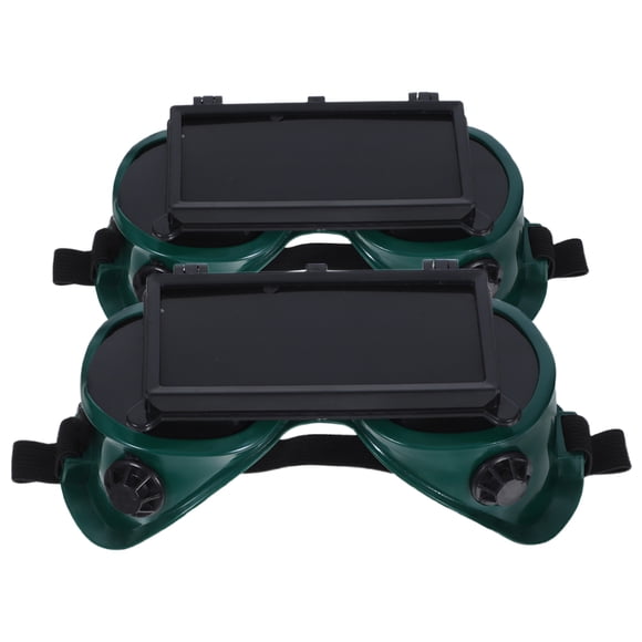 BRIGHTFUFU 2 uds gafas de soldadura oscurecimiento gafas de soldadura de sombra ancha máscara de soldador casco de soldadura máscara protectora para ojos gafas de sol de soldadura