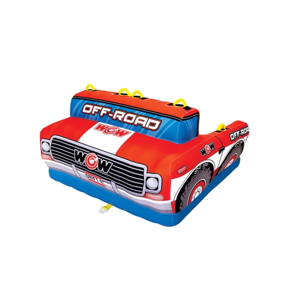 WOW SPORTS Pickup Truck Towable Tube for Boating, 1-3 Person