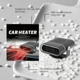 thumbnail image 2 of Portable Car Heater Defroster Defogger, 12V Ceramic Heater Fan with 360° Swivel for Windshield Demisting, Fast Heating Vehicle Interior Warmer for Winter Driving, Truck SUV Cam Travel Use, 2 of 9