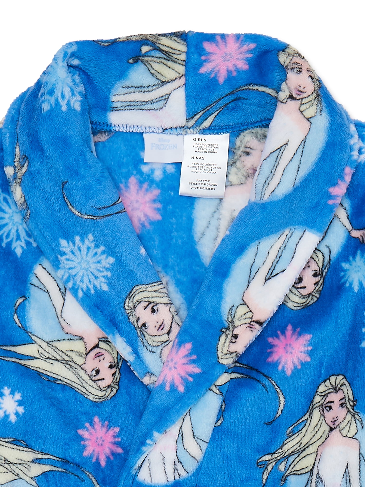 Frozen Girls Print Robe, Sizes 4-12