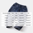thumbnail image 3 of Boys Elastic Waist Jeans Relaxed Fit Tapered Leg Pull On Denim Pants Kids Little Boy Dark Blue,Size 2-3T, 3 of 9
