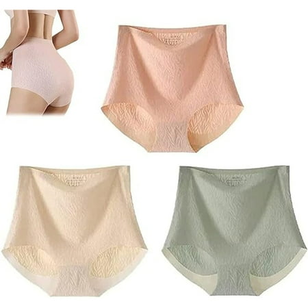 Alitao Underwear Women Pack Seamless Underwear Plus Size Underwear Definiteg Fresh Seamless High Waist Hip Lifting Panties Women s Shapewear Control Panties Cotton Underwear Womens Underwear Red M